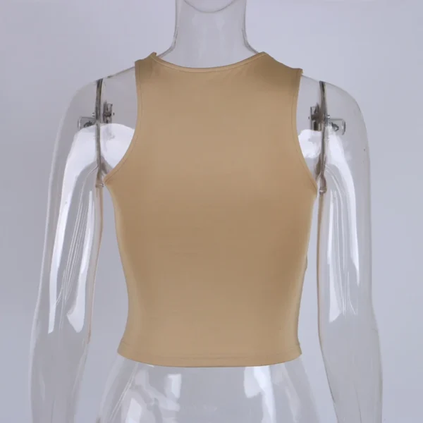 Top Tank Sexy com Recorte e Ombro Descoberto - Estilo Irregular - Imagem 8