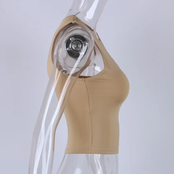 Top Tank Sexy com Recorte e Ombro Descoberto - Estilo Irregular - Imagem 7