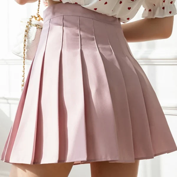 Saia Plissada - Estilo Preppy e Fashion