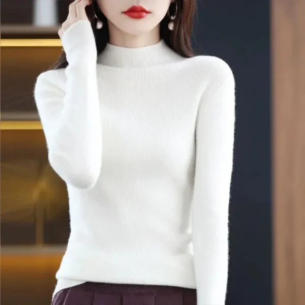 Sweater Feminino de Tricô - Moda Slim (Justo) - Imagem 2