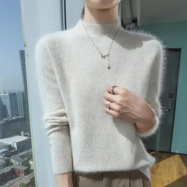 Sweater de Cashmere Feminino - Moda Outono/Inverno - Imagem 7