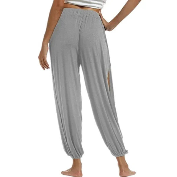 Calça feminina de perna larga - Estilo hippie e confortável - Imagem 5