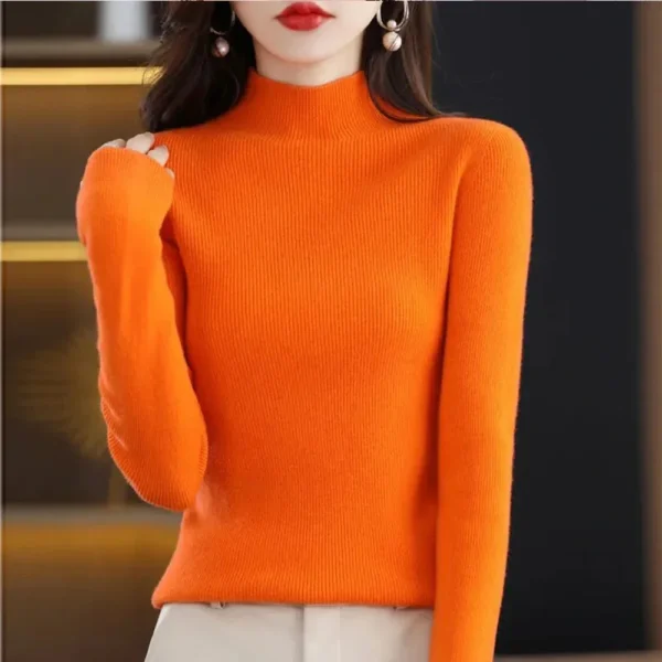 Sweater Feminino de Tricô - Moda Slim (Justo) - Imagem 10