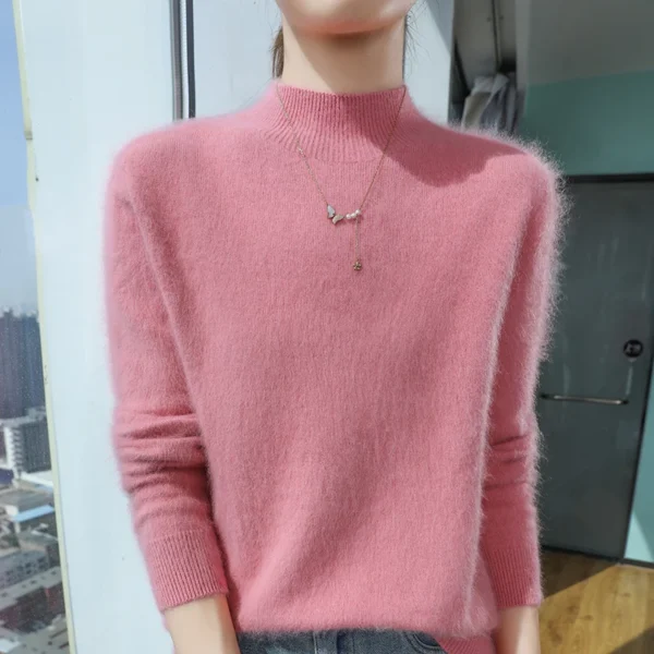 Sweater de Cashmere Feminino - Moda Outono/Inverno - Imagem 6