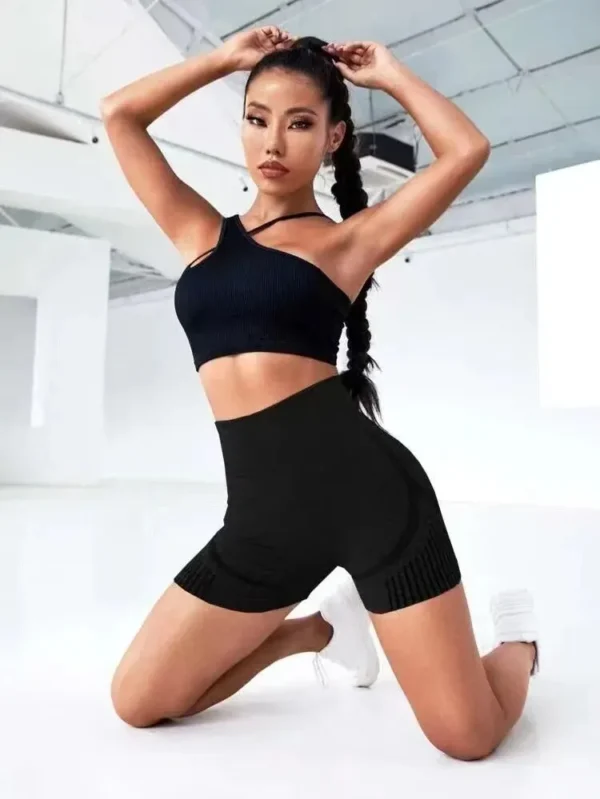 Shorts de Yoga Feminino - Cintura Alta e Confortável - Imagem 8
