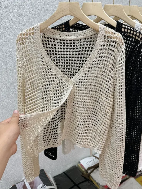 Cardigan Feminino com Seda Gelada - Imagem 2