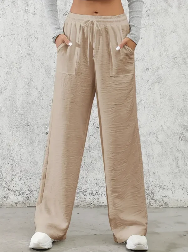 Calça feminina de perna reta - Estilo casual e confortável - Imagem 10