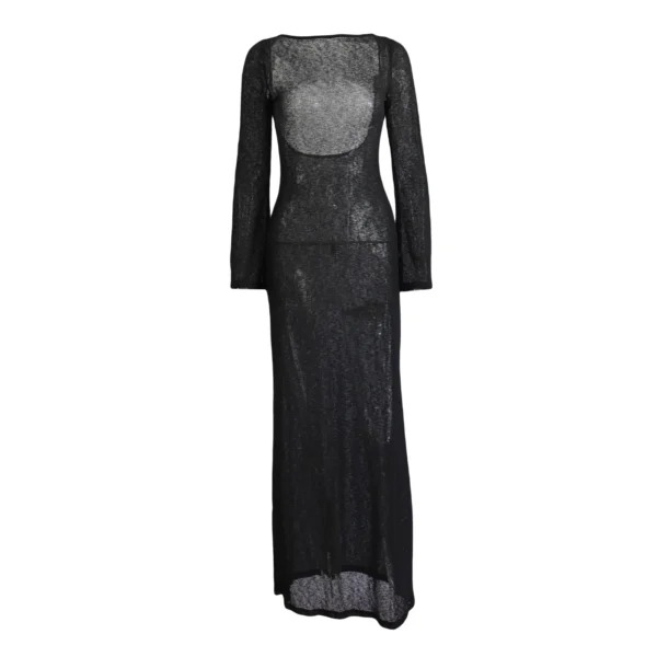 Vestido de Praia Longo com Mangas - Estilo Praia e Boêmio - Imagem 8