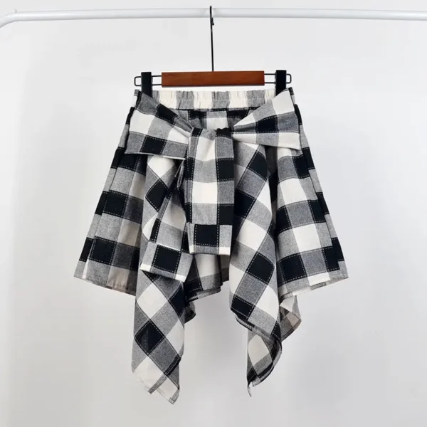 Saia Curta Feminina - Estilo Retro e Casual - Imagem 4