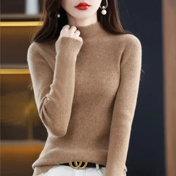 Sweater Feminino de Tricô - Moda Slim (Justo) - Imagem 13
