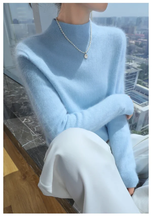 Sweater de Cashmere Feminino - Moda Outono/Inverno - Imagem 10