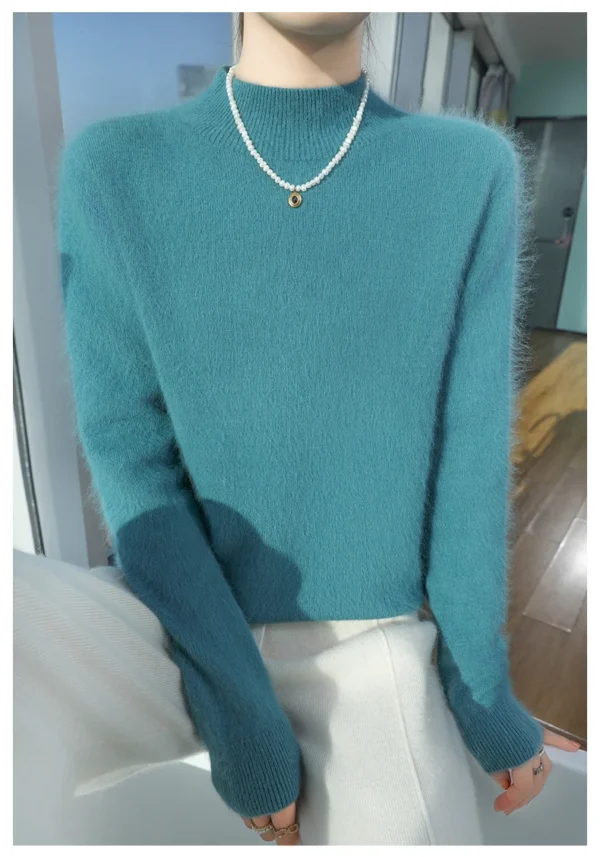 Sweater de Cashmere Feminino - Moda Outono/Inverno - Imagem 11