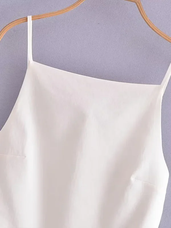Top Tank com Alças Finas e Decote Quadrado - Estilo Vintage e Chic - Imagem 3