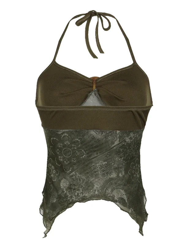 Top Cropped Boho com Estampa Vintage - Estilo Retrô e Feminino - Imagem 6
