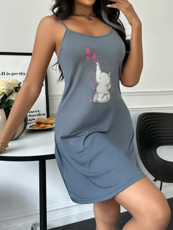 Camisola com estampa de elefante - Fofo e Confortável - Imagem 5