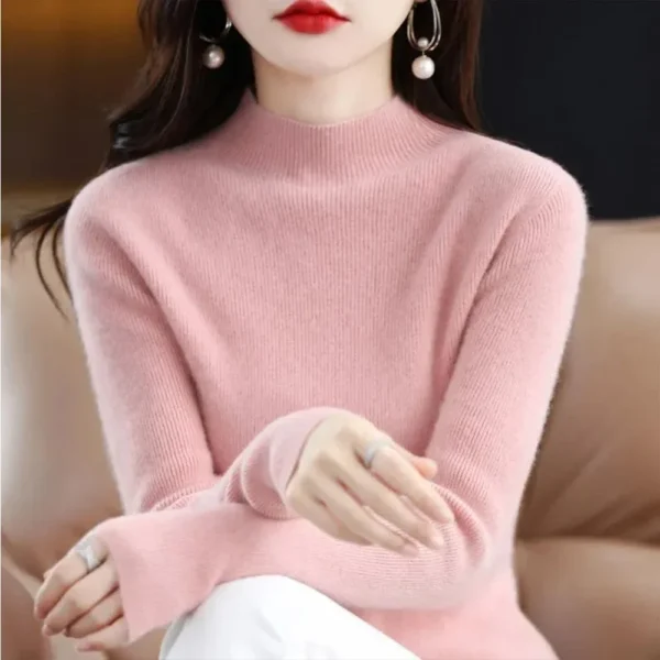 Sweater Feminino de Tricô - Moda Slim (Justo) - Imagem 14