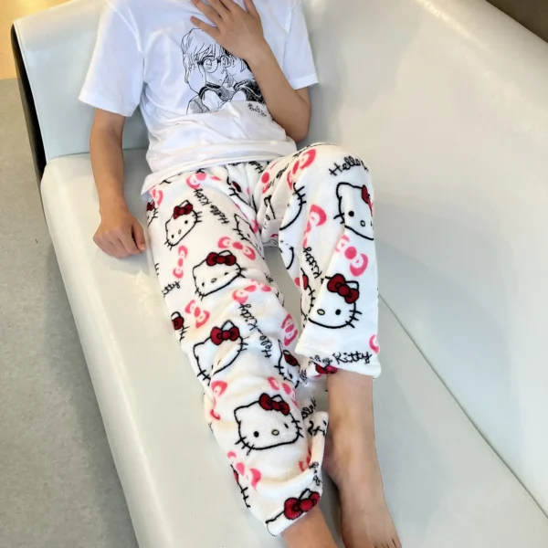 Calça de Pijama da Hello Kitty - Kawaii e Confortáveis - Imagem 4