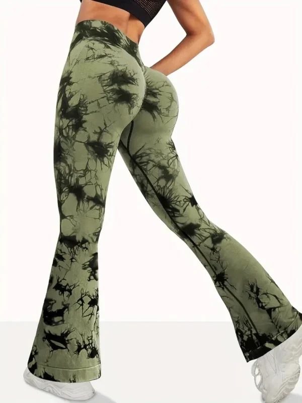 Calça de yoga feminina - Estilo esportivo e confortável - Imagem 2