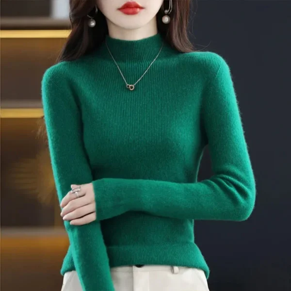 Sweater Feminino de Tricô - Moda Slim (Justo) - Imagem 4