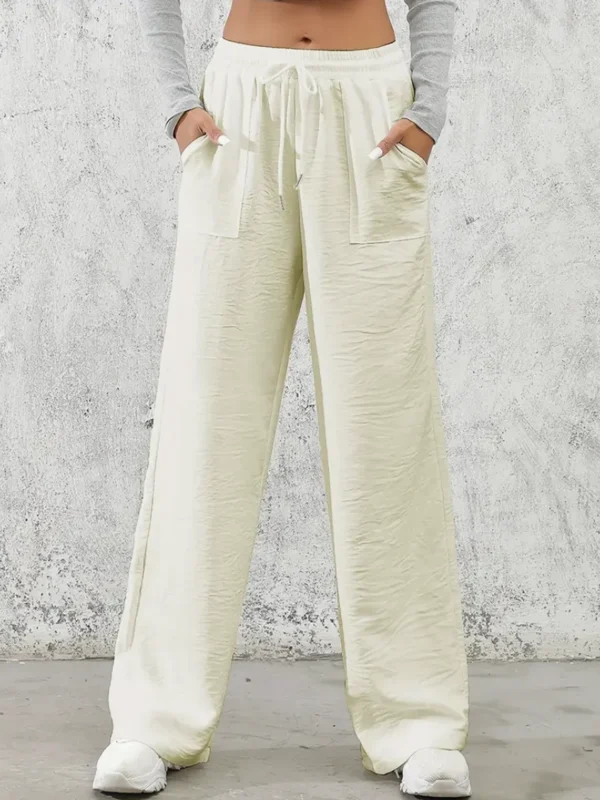 Calça feminina de perna reta - Estilo casual e confortável - Imagem 6