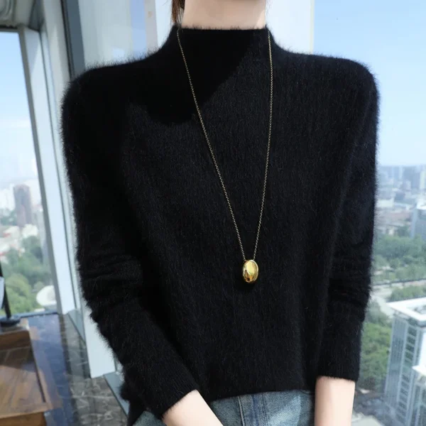 Sweater de Cashmere Feminino - Moda Outono/Inverno - Imagem 5