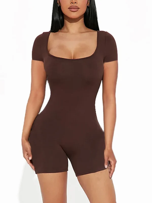 Macacão curto feminino - Estilo sexy e casual - Imagem 2
