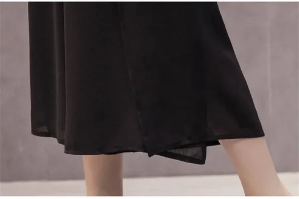 Saia-calça feminina de chiffon - Estilo coreano e confortável - Imagem 9