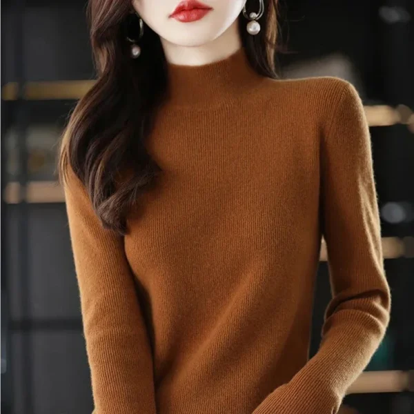 Sweater Feminino de Tricô - Moda Slim (Justo) - Imagem 8