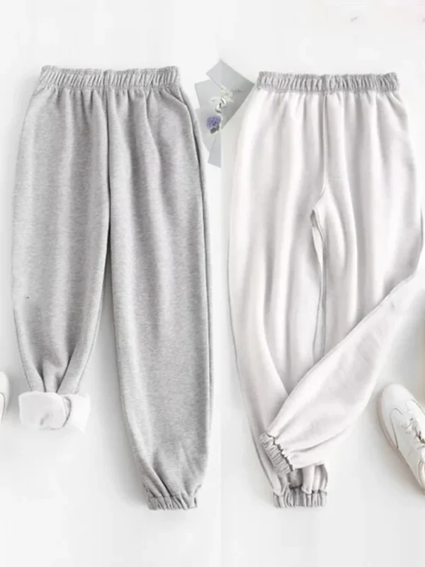 Calça de moletom de cintura alta - Confortável e macia - Imagem 6