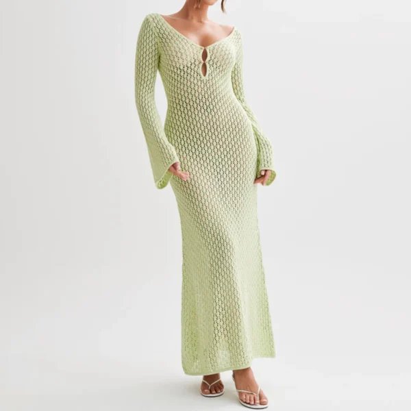 Vestido de Praia Longo Sexy - Estilo Praia e Sensual - Imagem 13