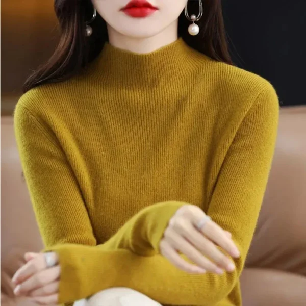 Sweater Feminino de Tricô - Moda Slim (Justo) - Imagem 11