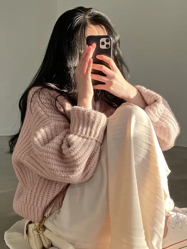 Cardigan Feminino de Tricô - Moda Outono/Inverno - Imagem 5