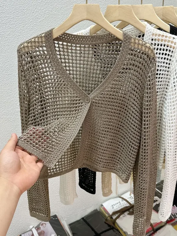 Cardigan Feminino com Seda Gelada - Imagem 3