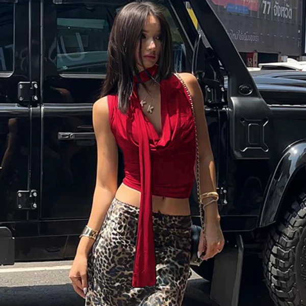 Top Tank Sexy Sem Manga - Estilo Casual e Versátil - Imagem 2