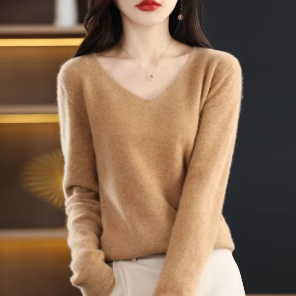 Sweater de Lã Cashmere Autraliano - Moda Outono/Inverno - Imagem 14