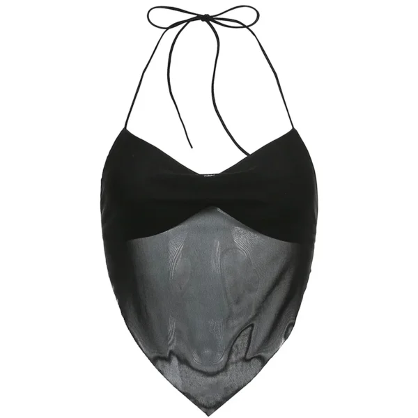 Top Cortado com Decote em V - Estilo Sexy e Casual - Imagem 4