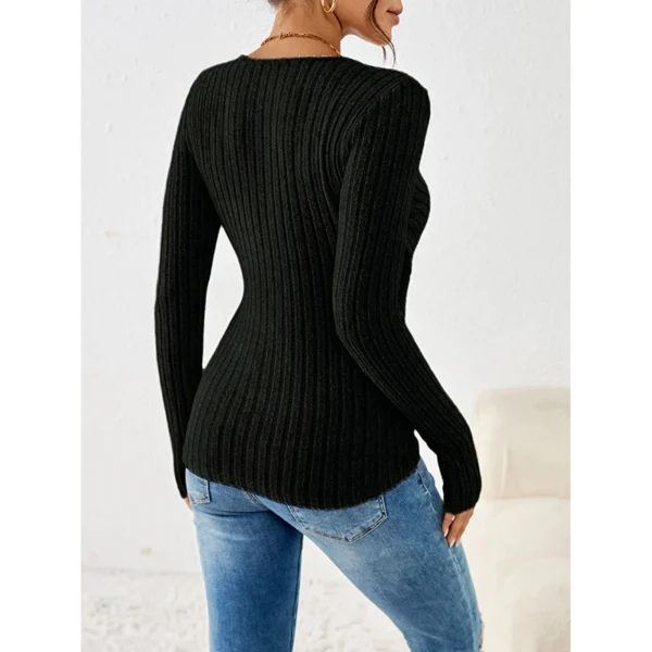 Sweater Feminino de Tricô - Moda Outono/Inverno - Imagem 5
