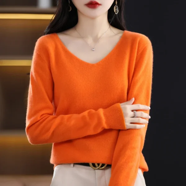 Sweater de Lã Cashmere Autraliano - Moda Outono/Inverno - Imagem 10
