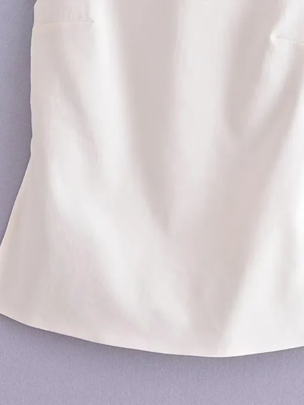 Top Tank com Alças Finas e Decote Quadrado - Estilo Vintage e Chic - Imagem 4