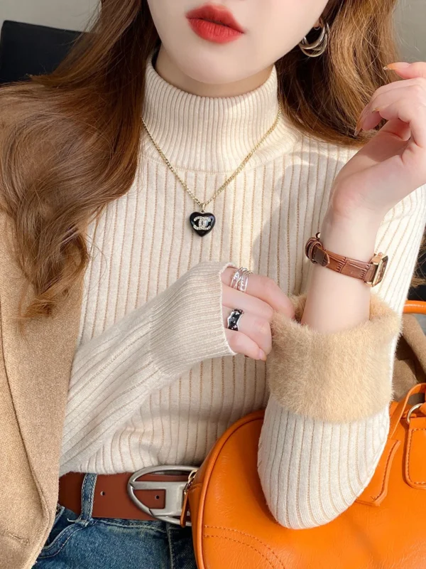 Sweater Feminino de Gola Alta - Moda Inverno 2025 - Imagem 6